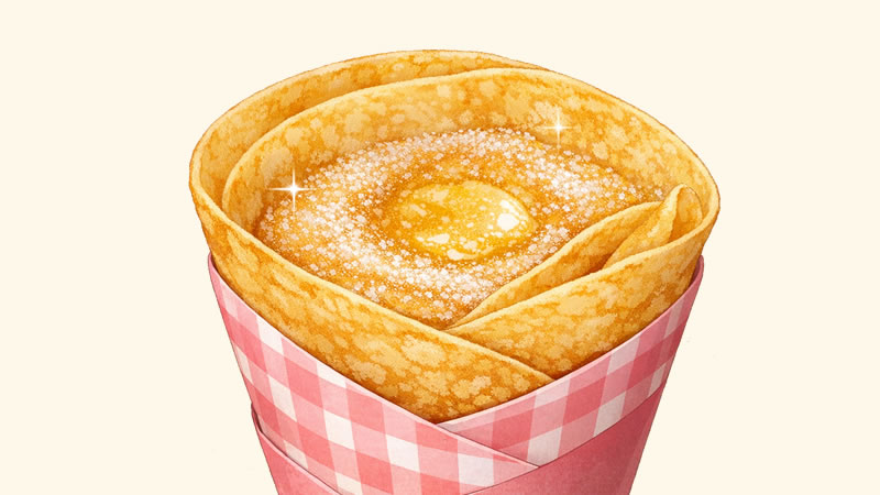 クレープ（シュガーバター）